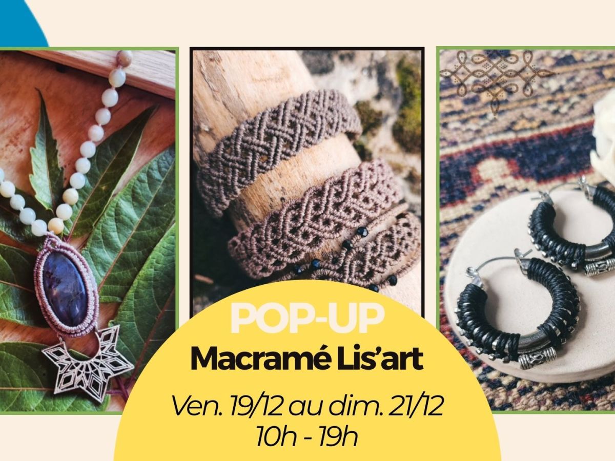 ✨ Pop-Up de Noël Macramé Lis&rsquo;art&nbsp;✨