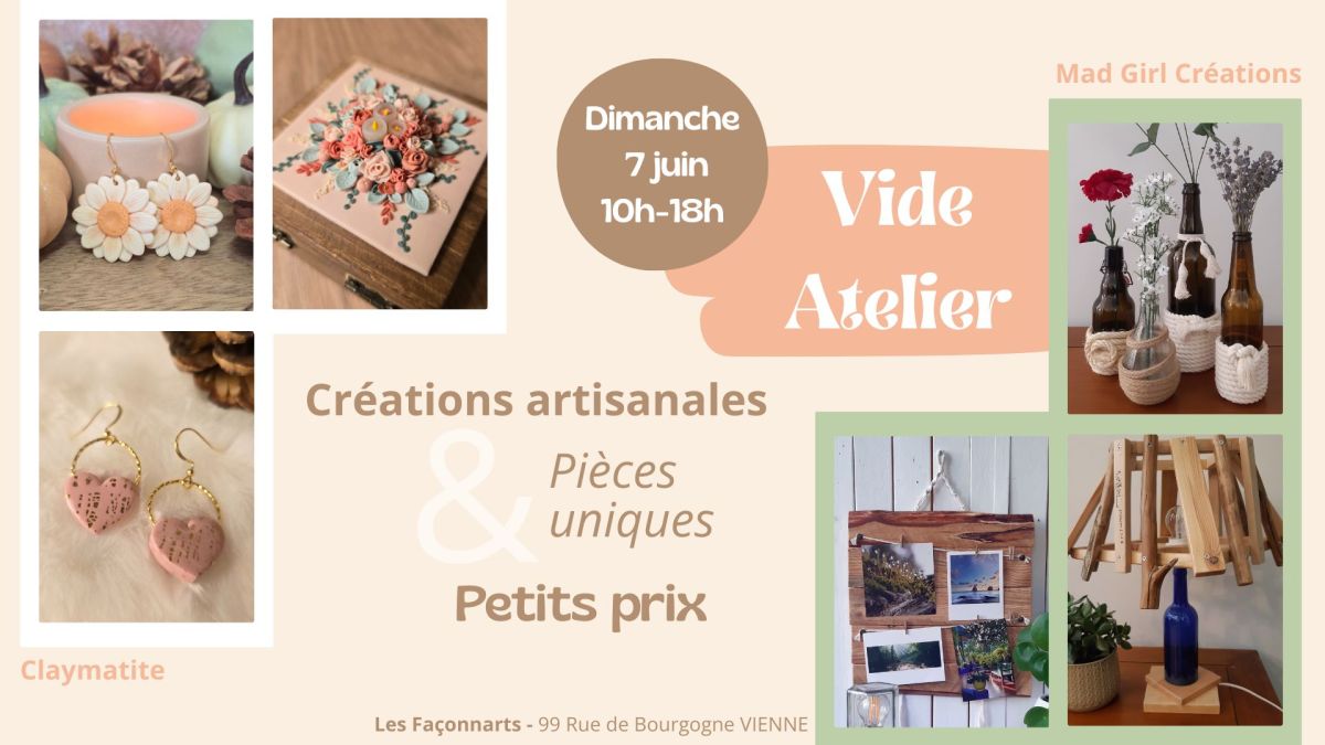 ✨ VIDE ATELIER CHEZ LES FAÇONNARTS&nbsp;✨