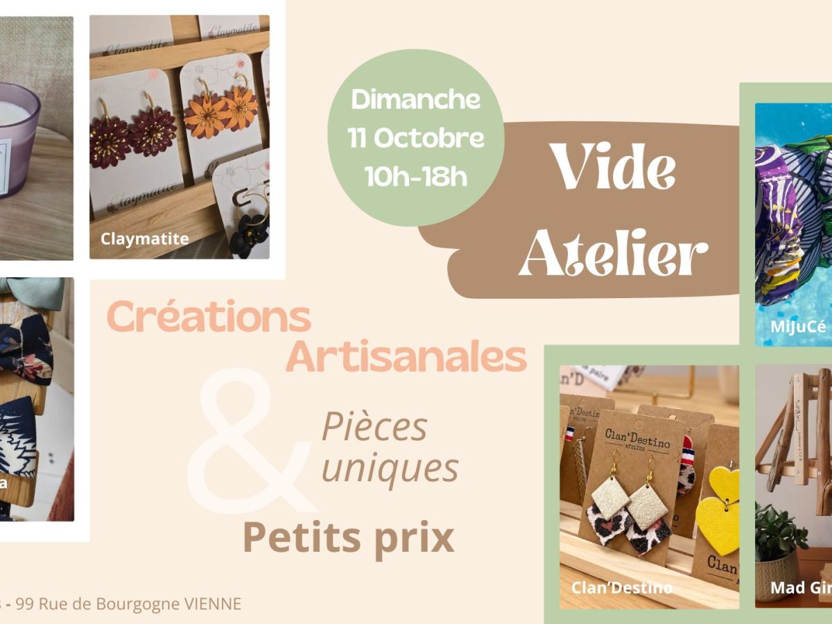 ✨ VIDE-ATELIER CHEZ LES FAÇONNARTS !&nbsp;✨
